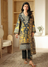 Pareesa By Roheenaz Printed Cambric 3 Piece Unstitched Suit RNZ25PPC D-8B ZIMAL